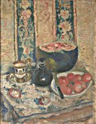 Naturmort with the watermelon